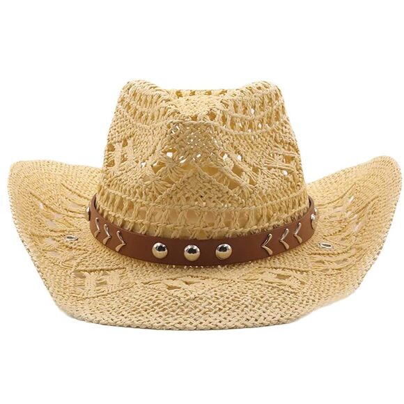 4341 Cowboy Hats Vacation Hat Adornment Straw Beach Panama main image 8